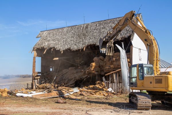Barn Demolition in Terre Haute