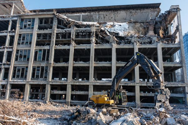 Commercial Building Demolition in Terre Haute