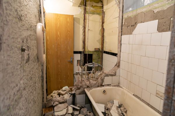 Shower Tile Demolition in Terre Haute